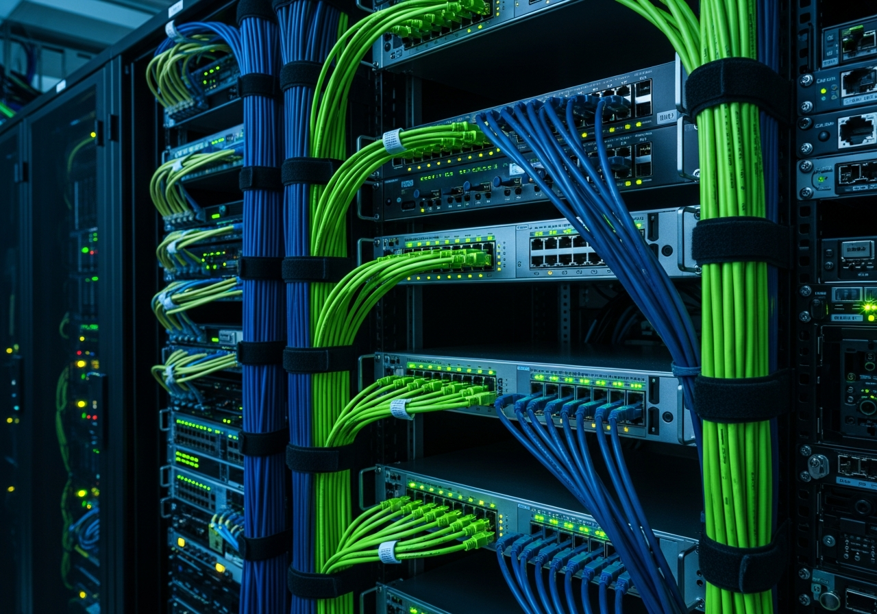 Network setup and infrastructure in Pretoria